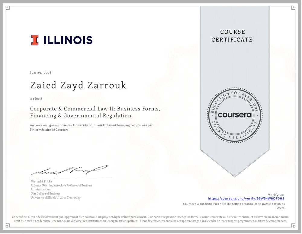 Corporate & Commercial Law II